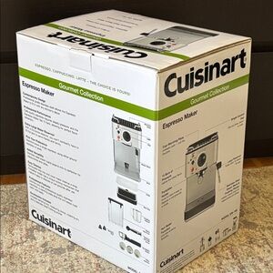 Cuisinart Stainless Steel and Black Espresso Maker - Gourmet Collection